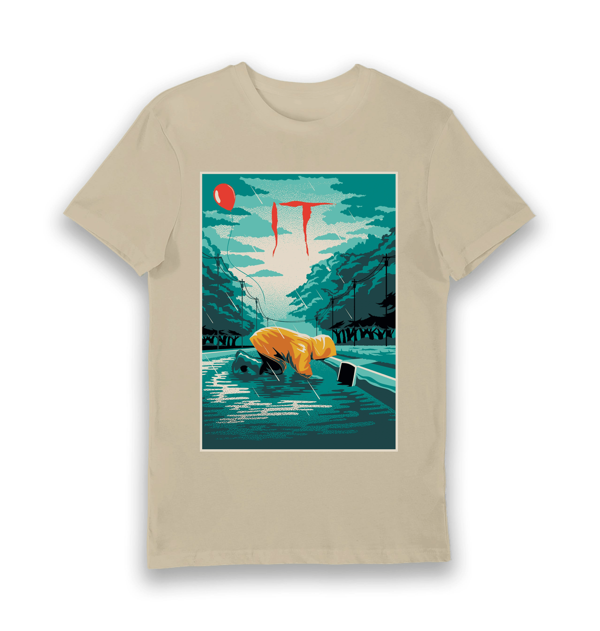 T-shirt adulte IT affiche Pennywise