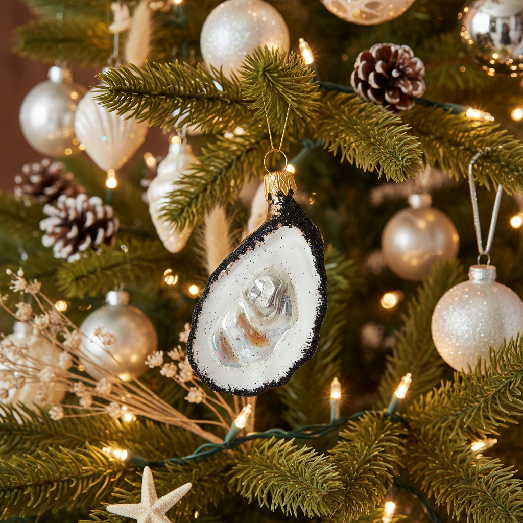 Boule de Noël Huître