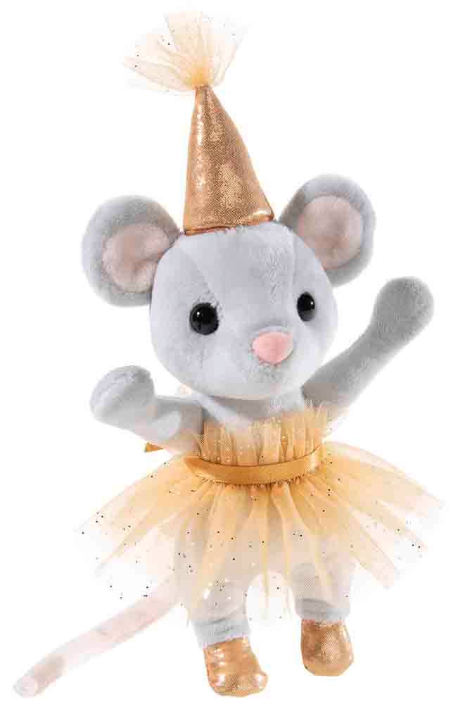Peluche Partymaus Souris (3 tenues possibles) - 18 cm
