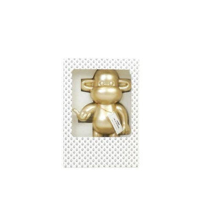 Ornament - Hanging Loose Monkey Figurine 'The Legend' - Polyresin - Gold - 33x21x50cm