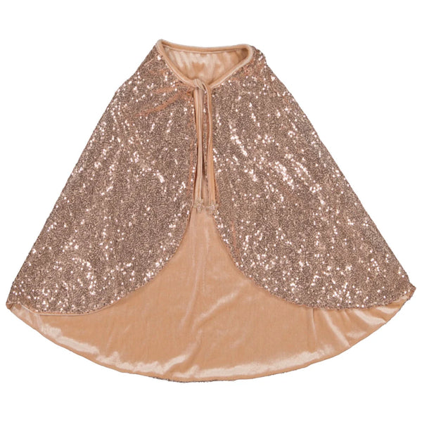 Prinsesscape - Roze pailletten