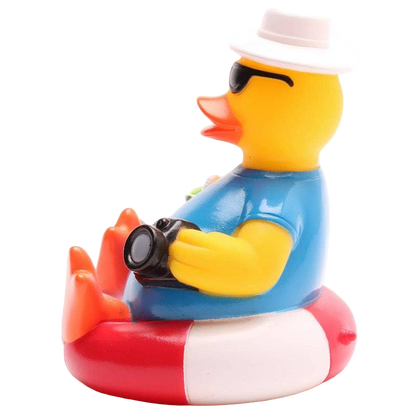 Canard Touriste sur bouée