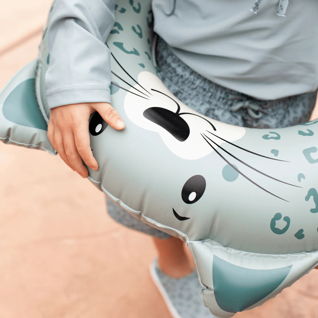 Groene luipaard zwembadmatras 