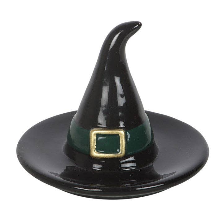 Coupelle à bibelots chapeau de sorcière noir pour Halloween