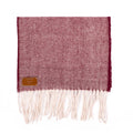 Écharpe Bordeaux en Laine