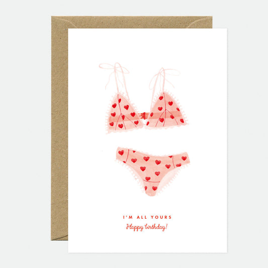 Sexy Underwear - Greeting Card