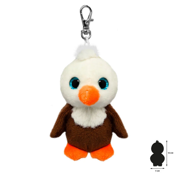 Pluche adelaar sleutelhanger