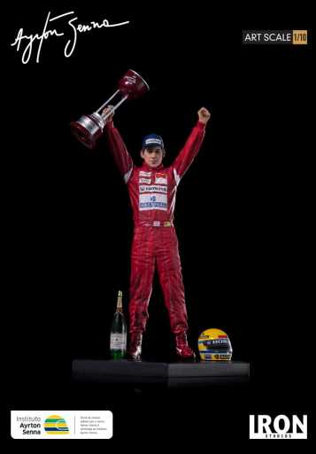 Ayrton Senna 1988 Japan GP Statue - Art Scale 1/10 - Iron Studios
