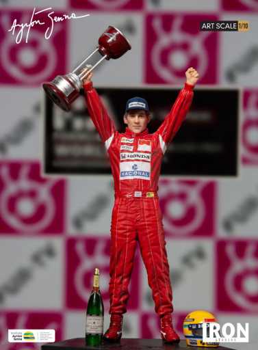 Ayrton Senna 1988 Japan GP Statue - Art Scale 1/10 - Iron Studios