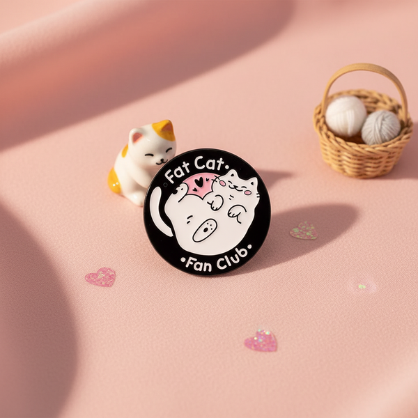 Speldje van de Fat Cat Fanclub