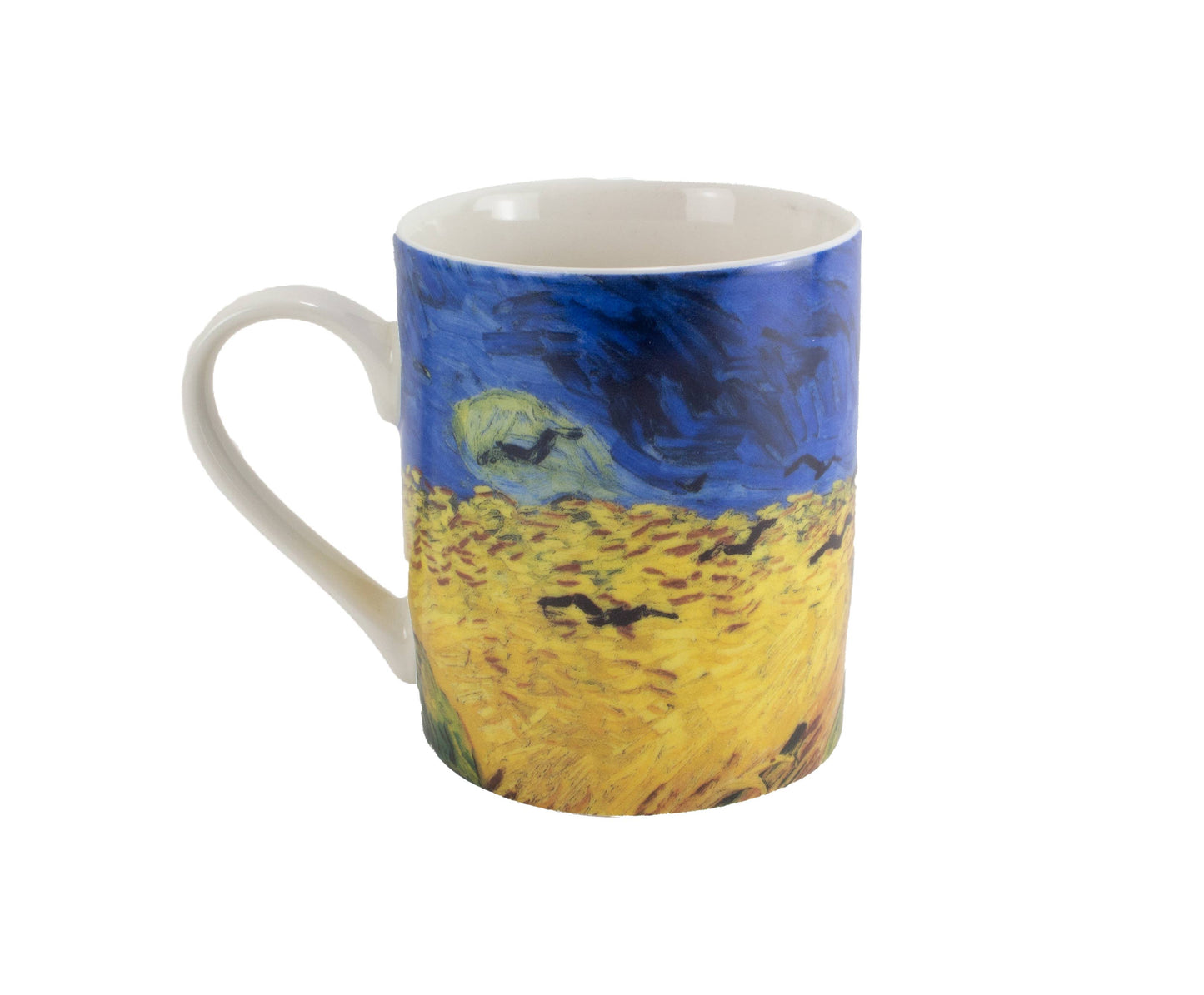 Mug in box, Van Gogh, Wheatfield with Crows, Auvers