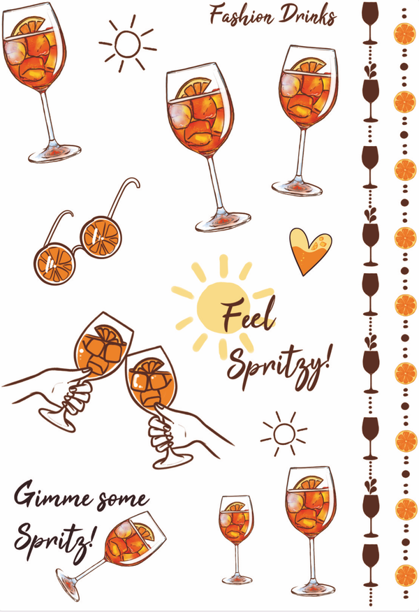 Spritz tijdelijke tatoeages