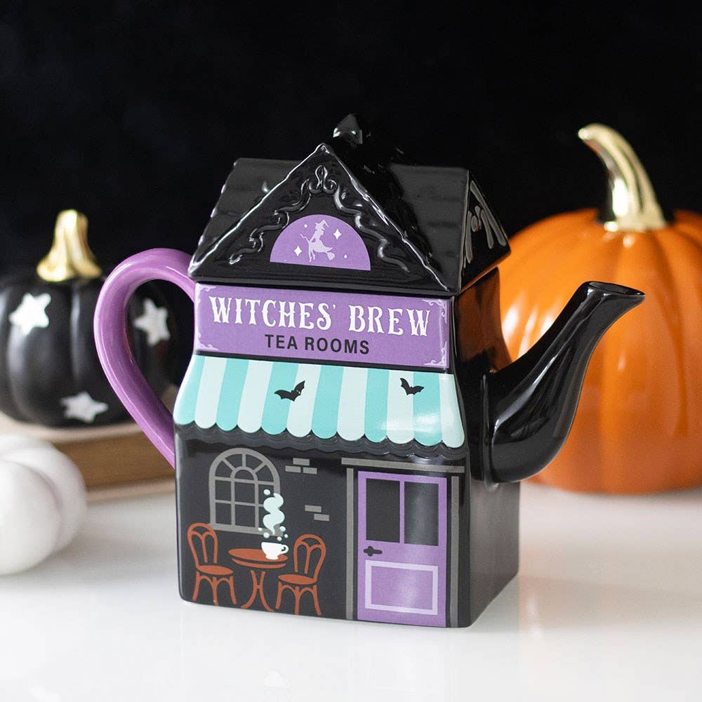 Witches' Brew Teahouse Halloween Teapot