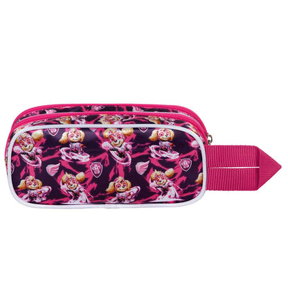 Paw Patrol Mighty 3D Double Pencil Case, Pink