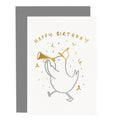 Carte de Vœux Canard "Happy Birthday"