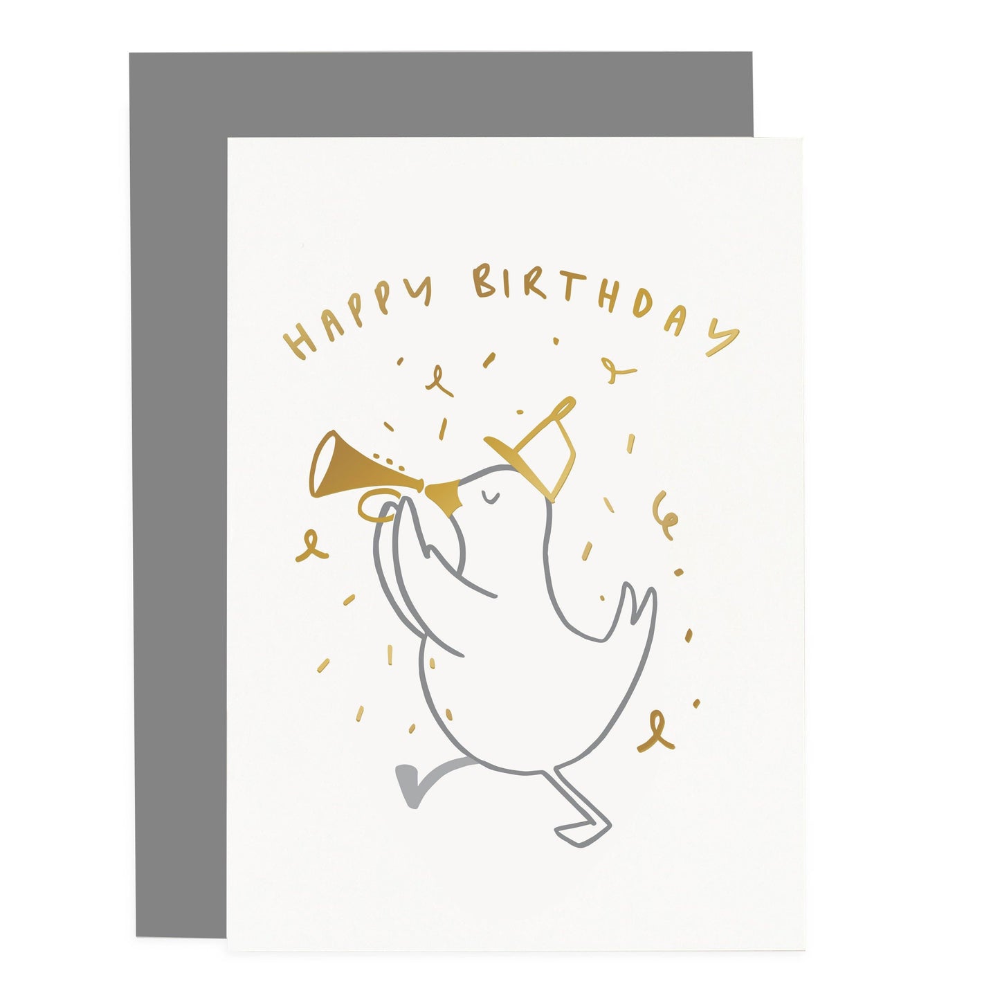 Carte de Vœux Canard "Happy Birthday"