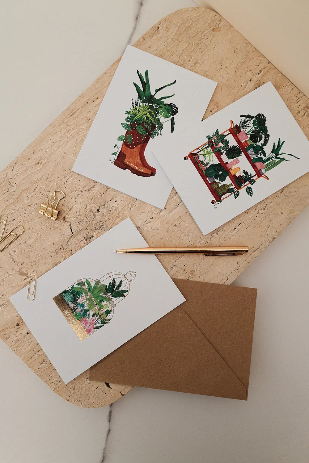 Plant Lover Boots - Greeting Card