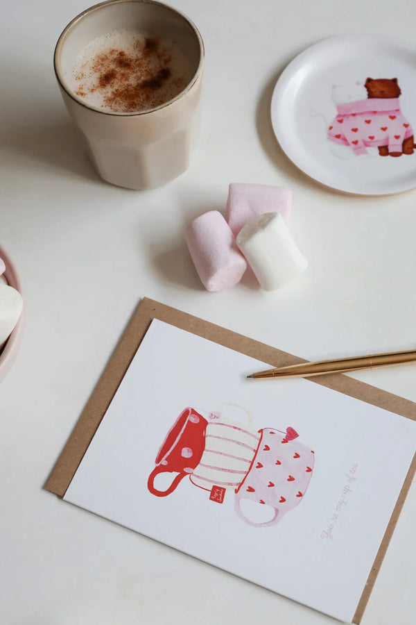Cup of tea - Greeting card