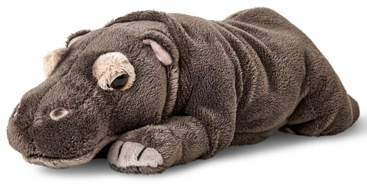 Plush Hippo Lying Down