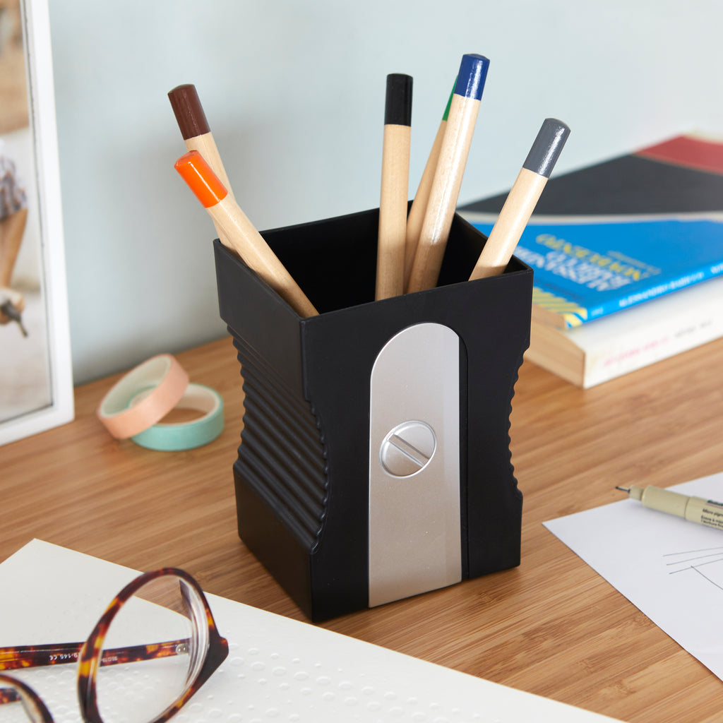 Taille-crayon Pot à crayons