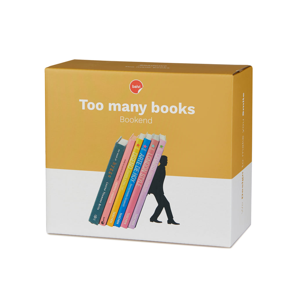 Too Many Books Bookend