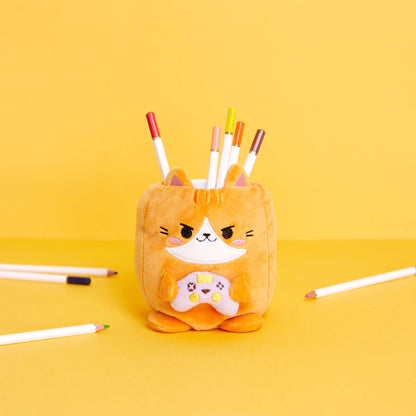 Fluffy Kawaii Gamer Pencil Holder