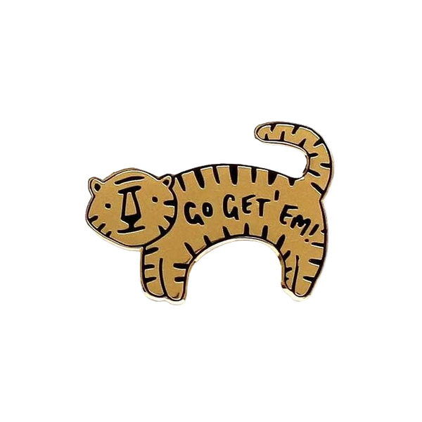 Tiger Pin "Go Get' Em"