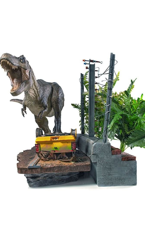 Statue T-Rex Attack (Set A) - Jurassic Park - Art Scale 1/10
