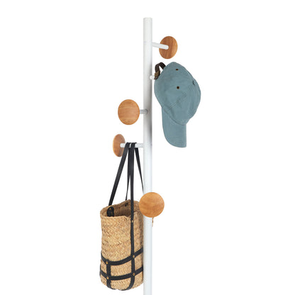 Shiitake Coat Rack – Wood & Steel