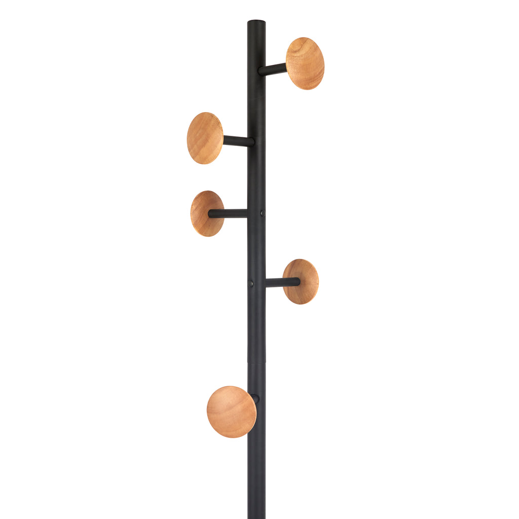 Shiitake Coat Rack – Wood & Steel
