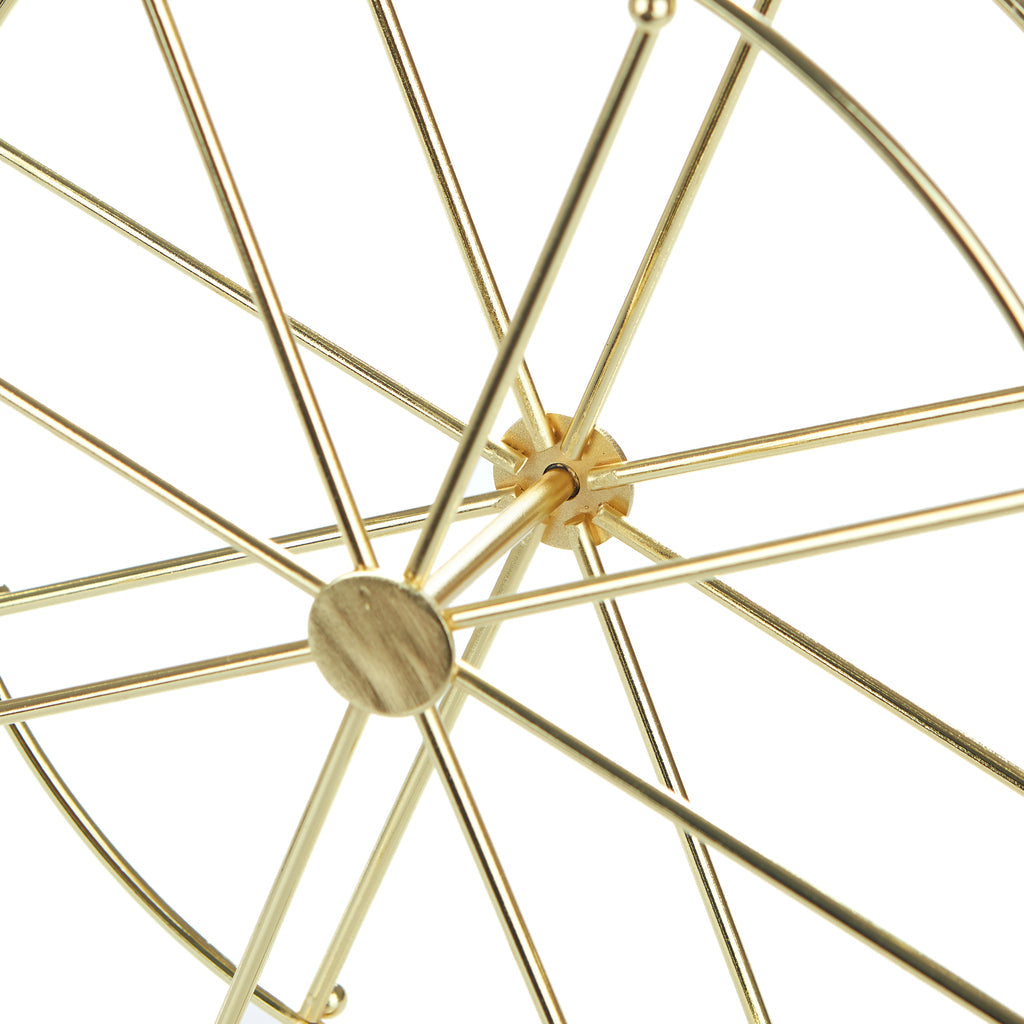 Golden Wheel Jewelry Holder