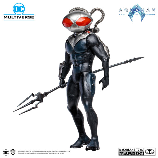black manta aquaman and the lost kingdom 12 pvc statue mcfarlane toys
