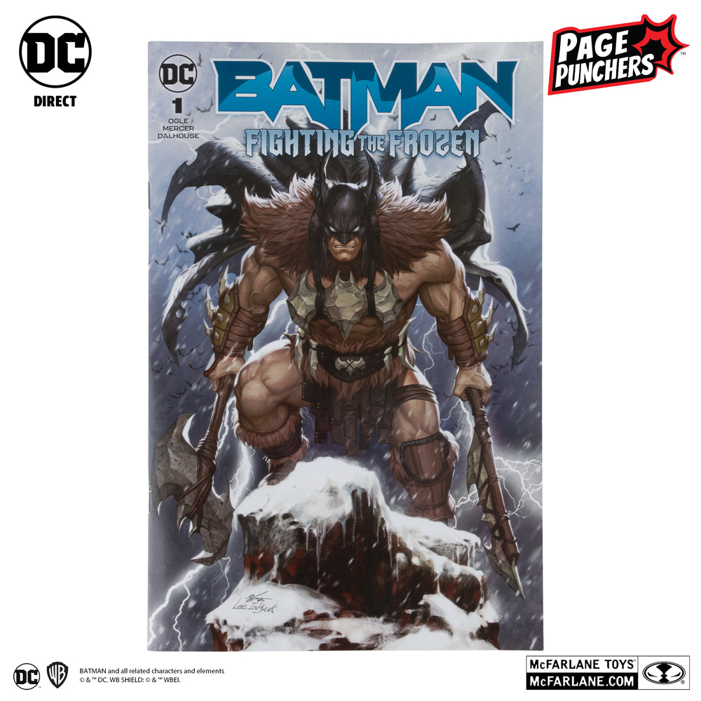 Figur Batman avec Comic Batman: Fighting The Frozen (Page Punchers)