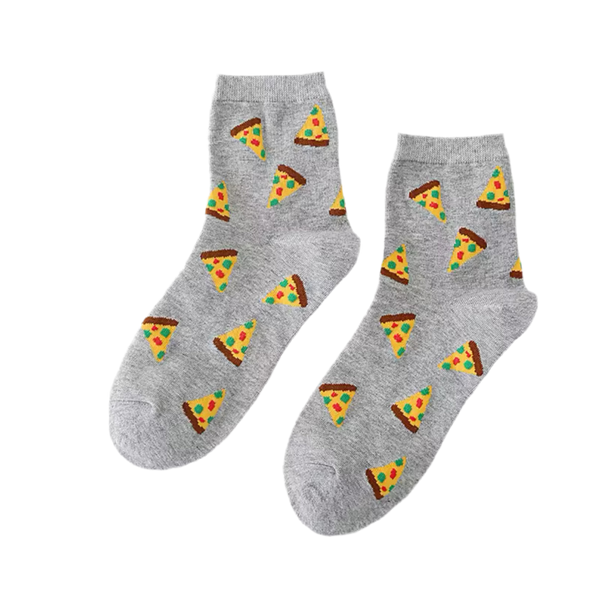 Grijze pizzasokken