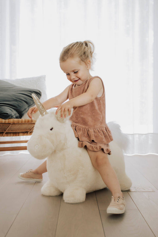 Soft and bouncy unicorn