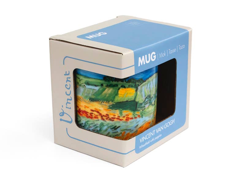 Mug in a box, Van Gogh, Wheat Field Under Thunderclouds