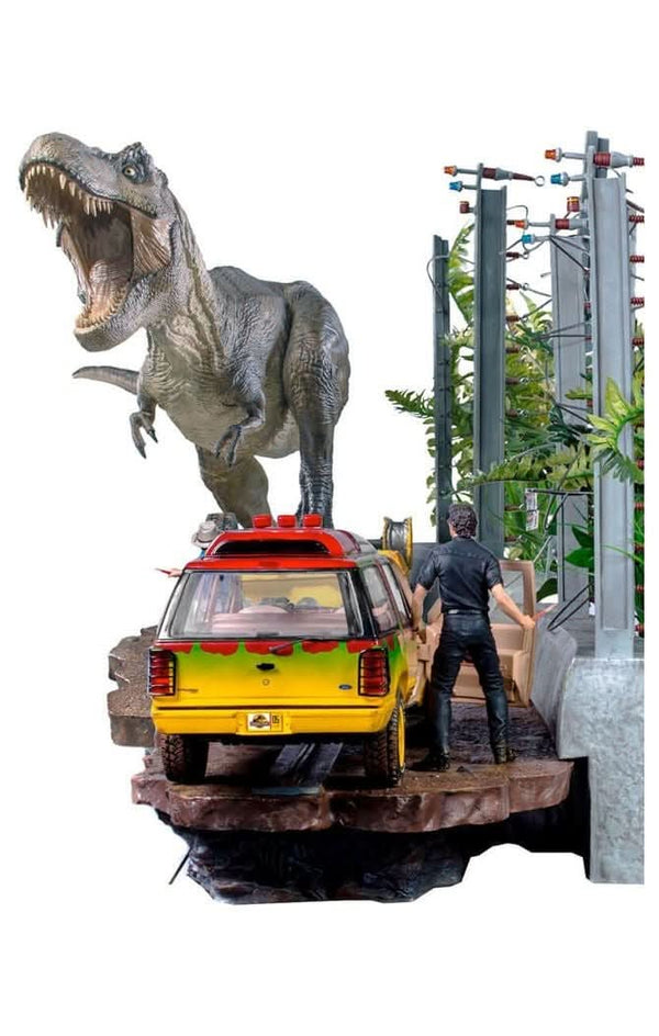 Statue T-Rex Attack - Art Scale 1/10 - Jurassic Park - Set A/B