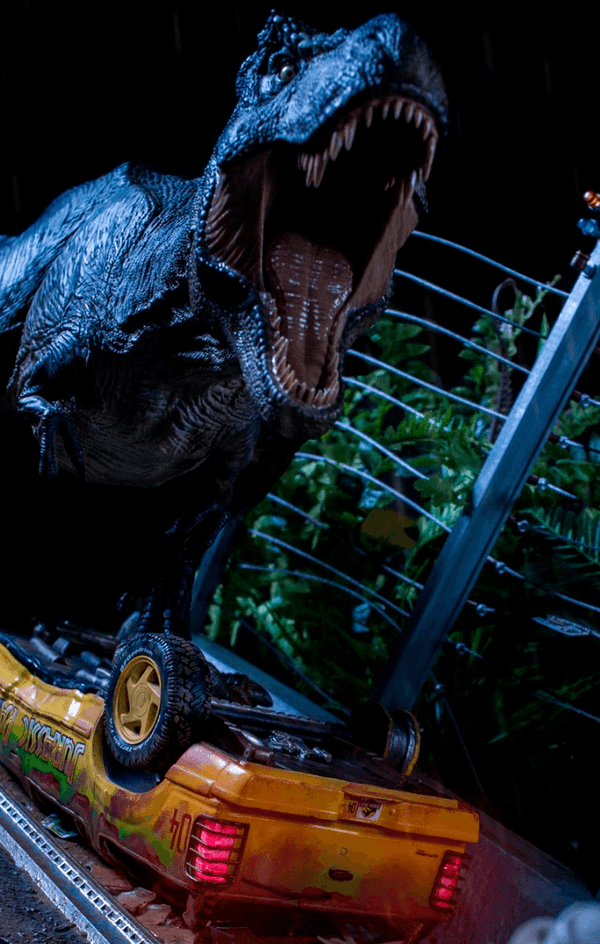 Statue T-Rex Attack - Art Scale 1/10 - Jurassic Park - Set A/B