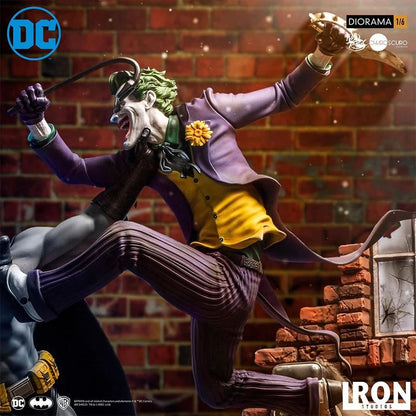 Batman Vs Joker Statue - DC Comics By Ivan Reis - Battle Diorama 1/6 - Iron Studios