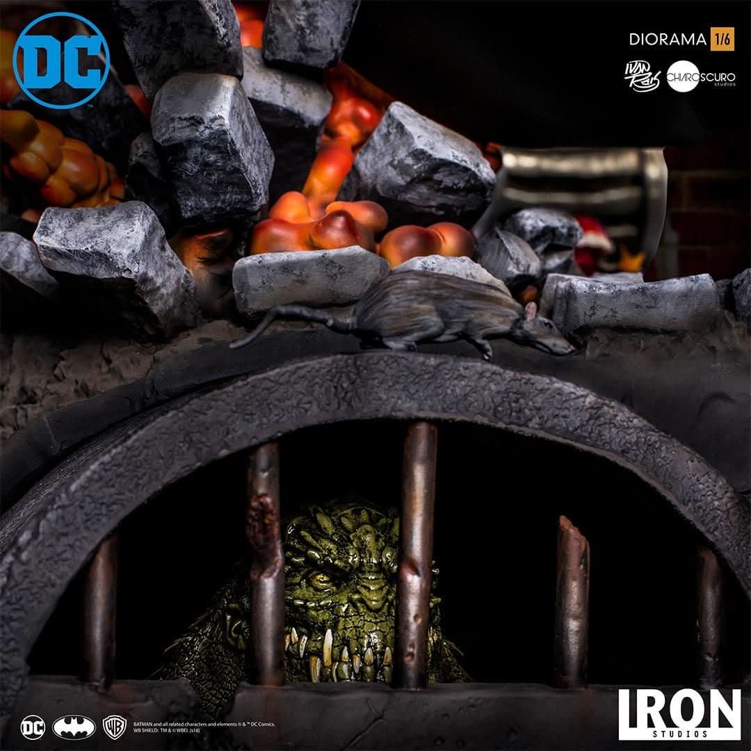 Batman Vs Joker Statue - DC Comics By Ivan Reis - Battle Diorama 1/6 - Iron Studios