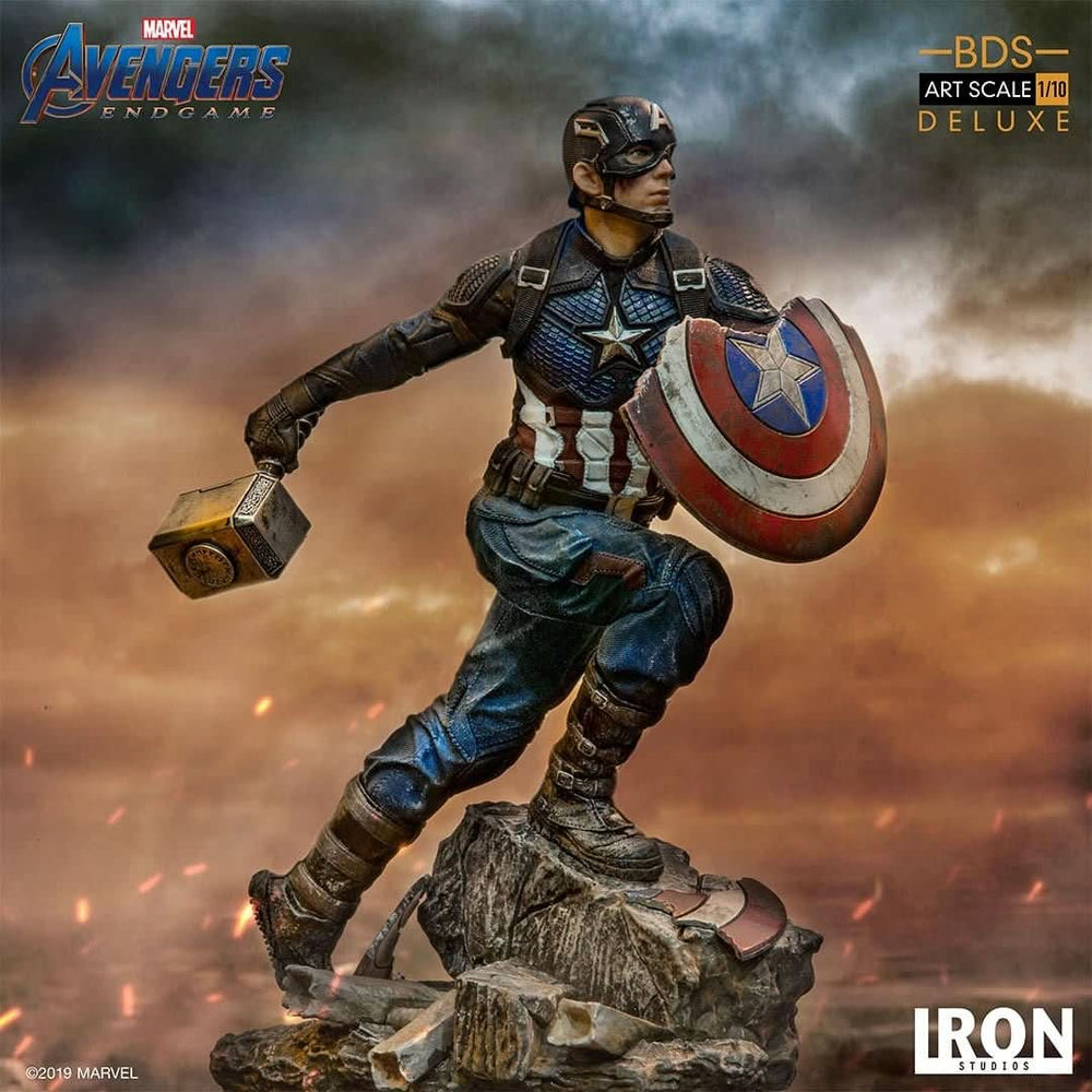 Statue Captain America Deluxe - Avengers: Endgame - Art Scale 1/10 - Marvel