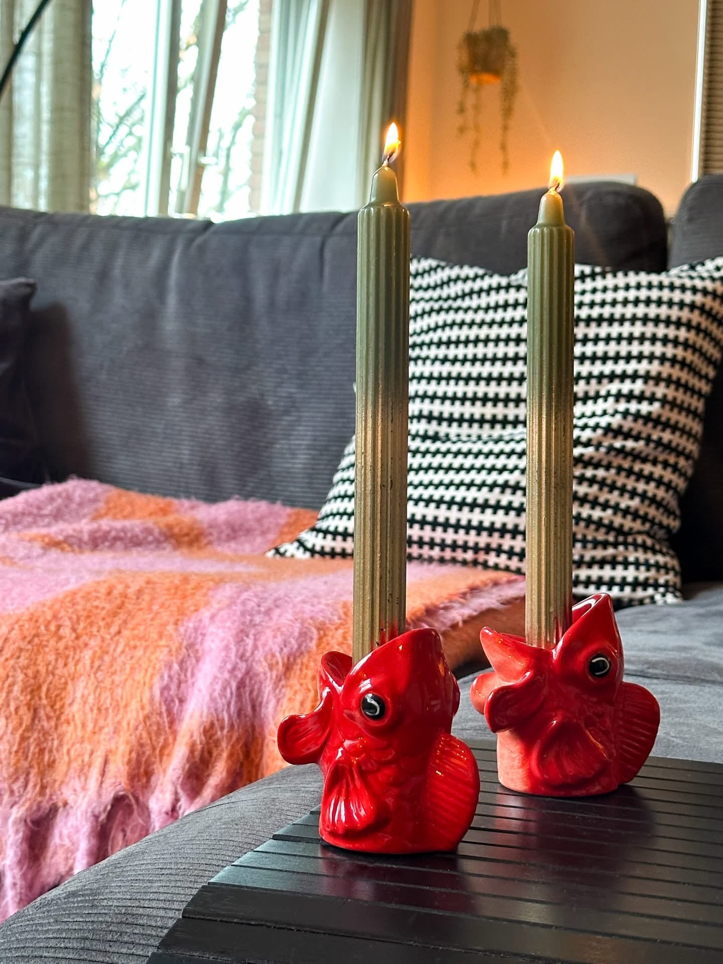 Goldfish Candle Holders