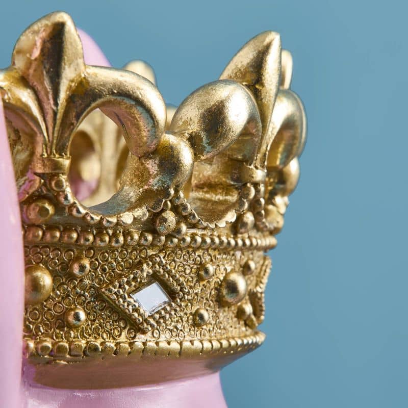 Tirelire Porky M. Krone, Rose Poly, 34 x 24 x 28 cm