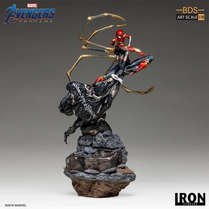 Statue Iron Spider Vs Outrider - Avengers: Endgame - Art Scale - Marvel Comics