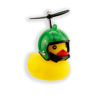 Canard couineur de vélo avec casque Winkee – vue 1