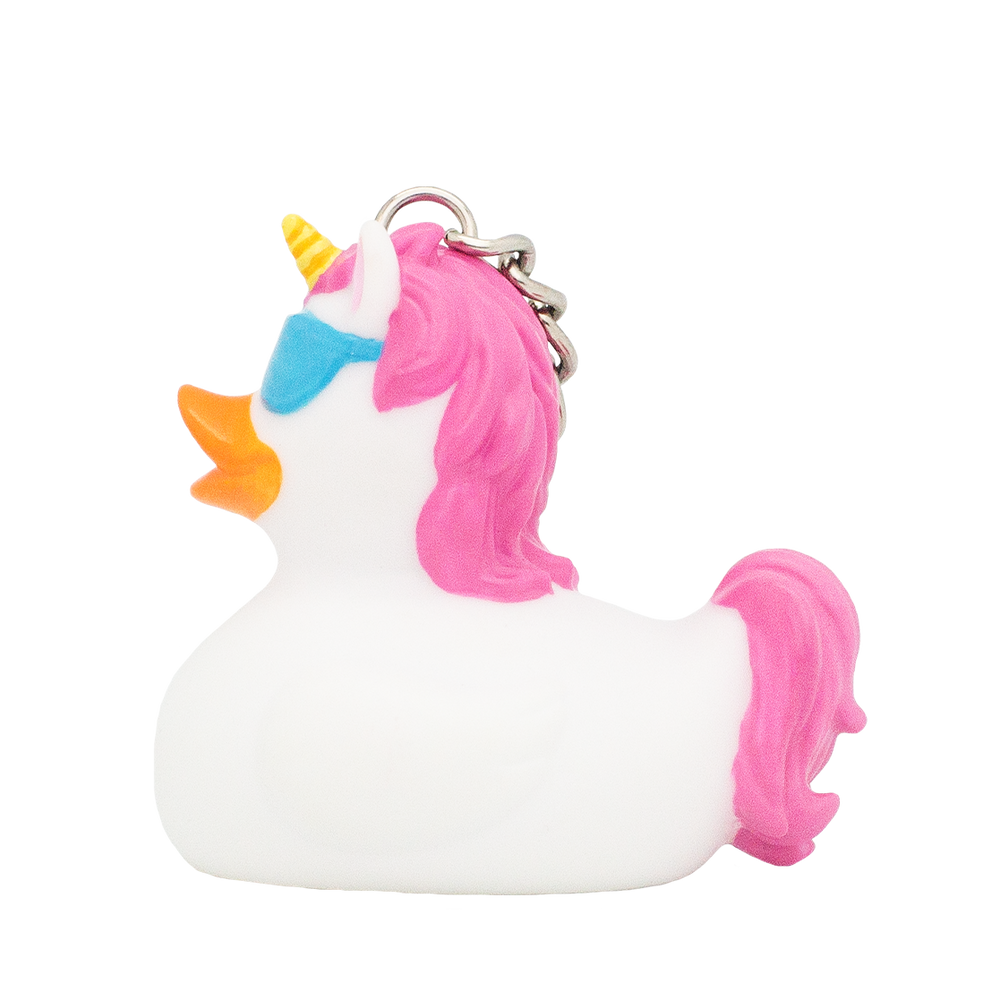 Duck Keychain Cool Unicorn