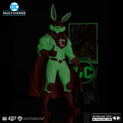 captain carrot justice league incarnate glow in the dark edition gold label mcfarlane toys