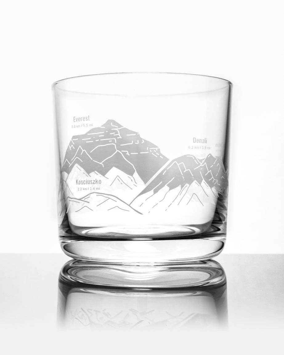 Verres à Whisky Montagnes du Monde