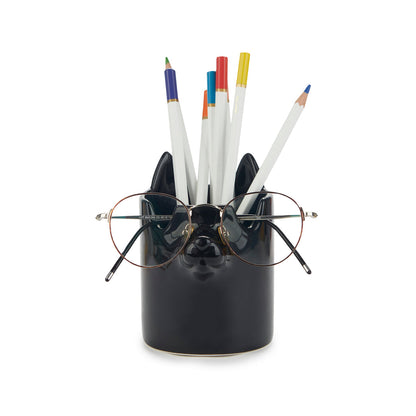 Nosy Buddy Cat Pencil Holder and Glasses Holder