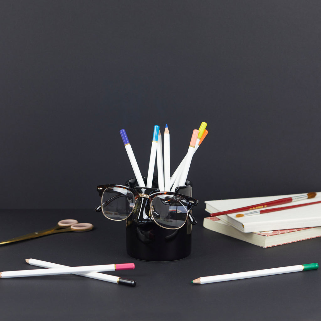 Nosy Buddy Pencil Holder and Glasses Holder
